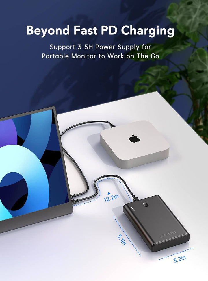 Mini PowerBank Schnellladung USB C | UPERFECT