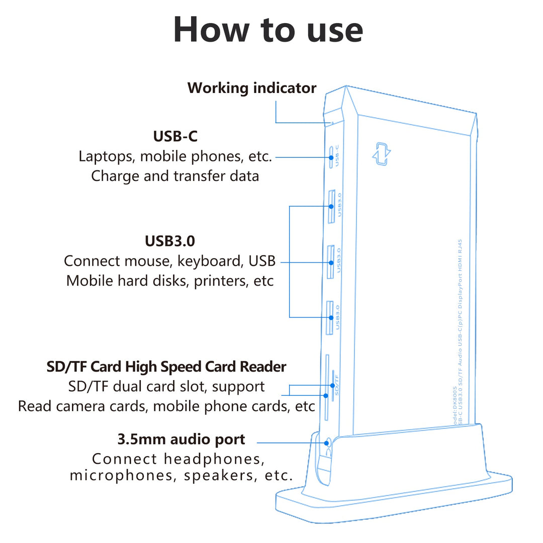 Monitor Mit Usb-c-dockingstation | UPERFECT